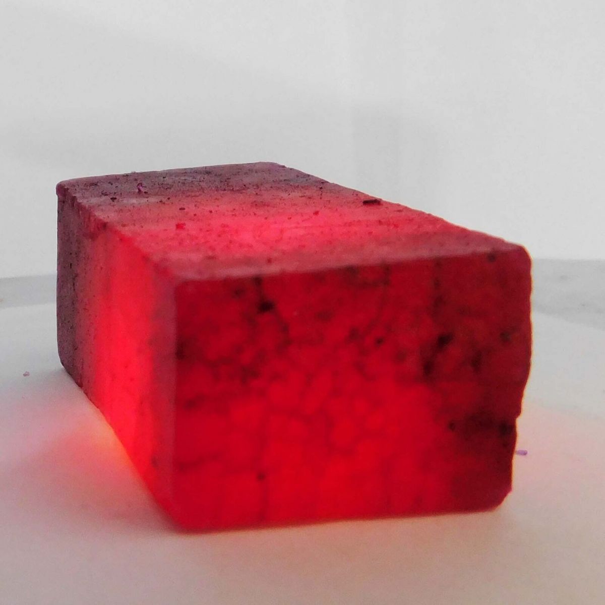 1555 Ct Natural RED Ruby Huge Rough Earth Mined CERTIFIED Loose Gemstone