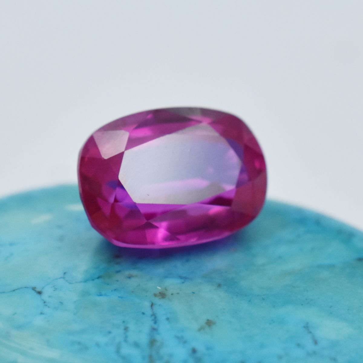 Cushion Cut Natural Pink Ruby 12.30 Ct CERTIFIED Loose Gemstone