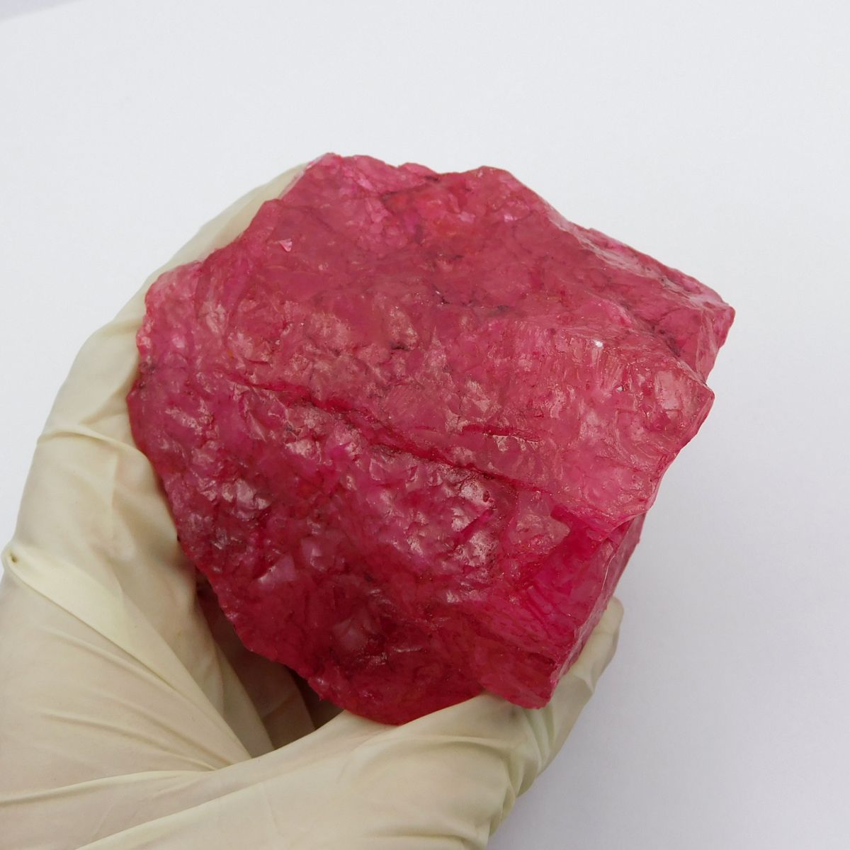 CERTIFIED 1240.25 Ct Red Ruby Raw Rough Uncut Earth Mined Rough Loose Gemstone