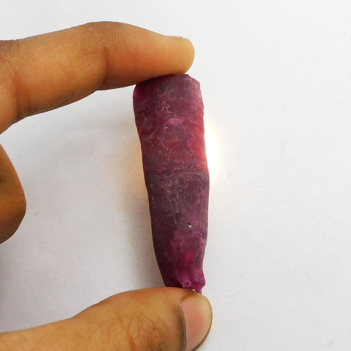 Natural Red Ruby 97.90 Ct Uncut Loose Gemstone Uncut Raw Rough CERTIFIED