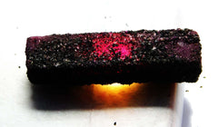 77 Carat Dyed Rough Natural Red Ruby Uncut Rough Loose Gemstone CERTIFIED