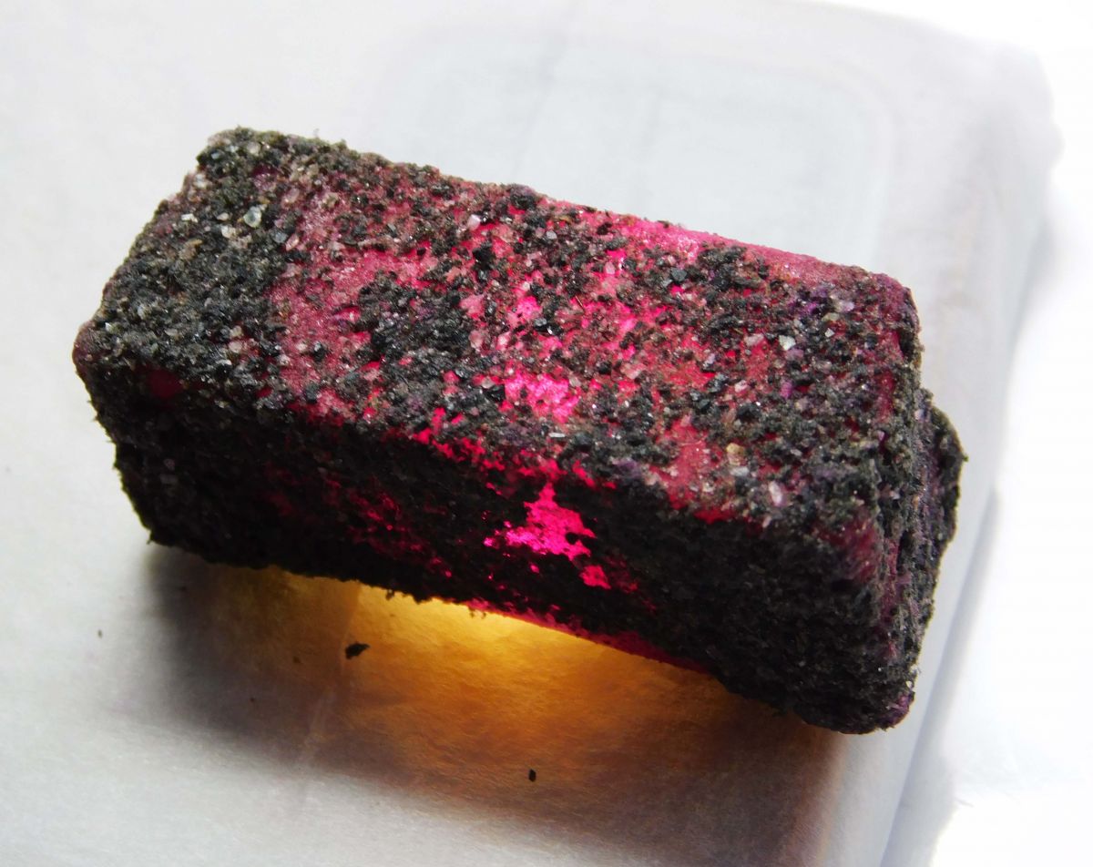 103 Ct Dyed Raw Rough Natural Red Ruby Rough CERTIFED Loose Gemstone