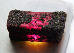 103 Ct Dyed Raw Rough Natural Red Ruby Rough CERTIFED Loose Gemstone