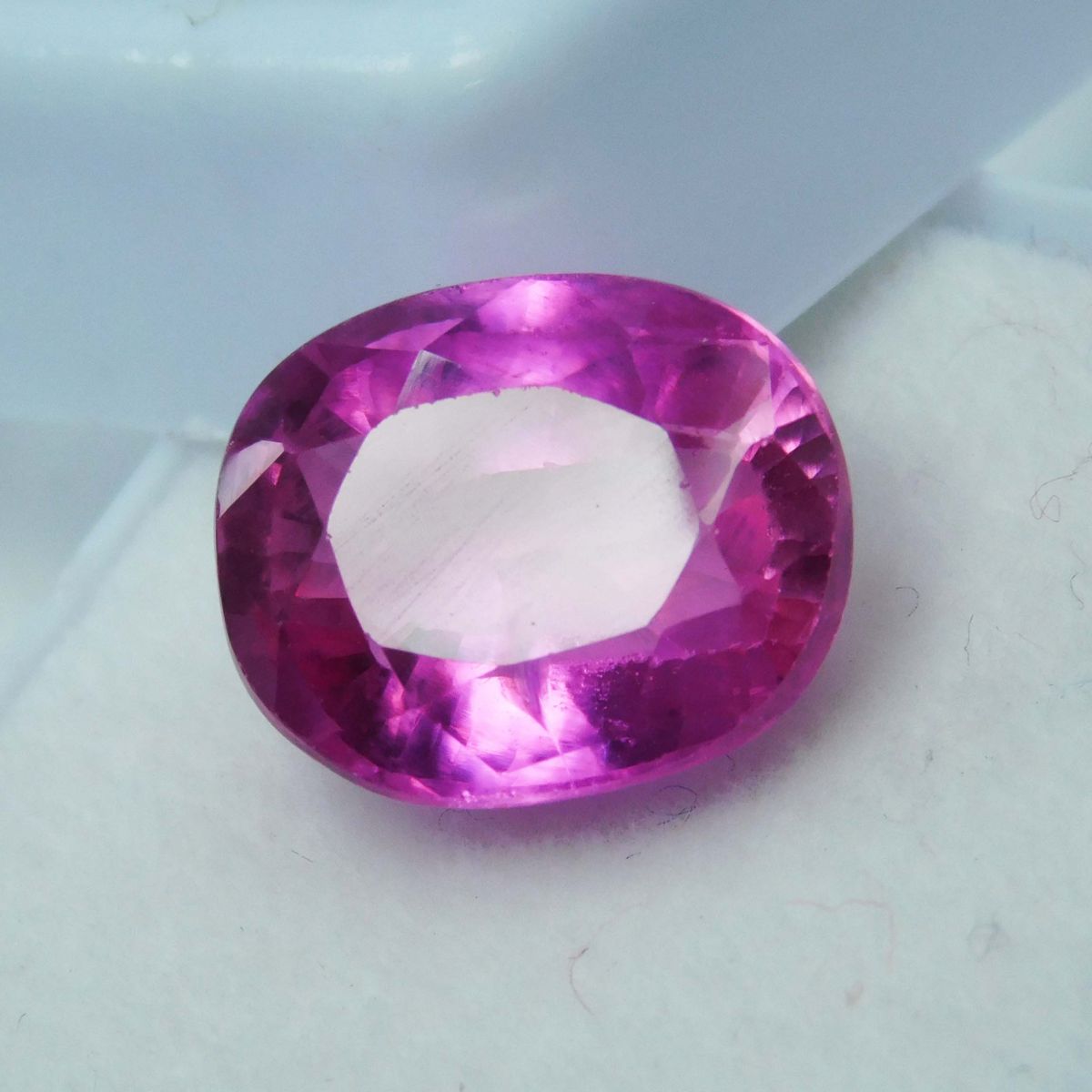 7.15 Ct Natural Pink Ruby Loose Gemstone CERTIFIED Oval Cut Earring Size