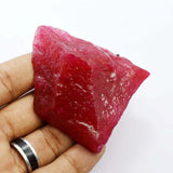 377.45 Ct Natural Pinkish Ruby Uncut Rough Huge Size CERTIFIED Loose Gemstone