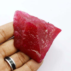 377.45 Ct Natural Pinkish Ruby Uncut Rough Huge Size CERTIFIED Loose Gemstone