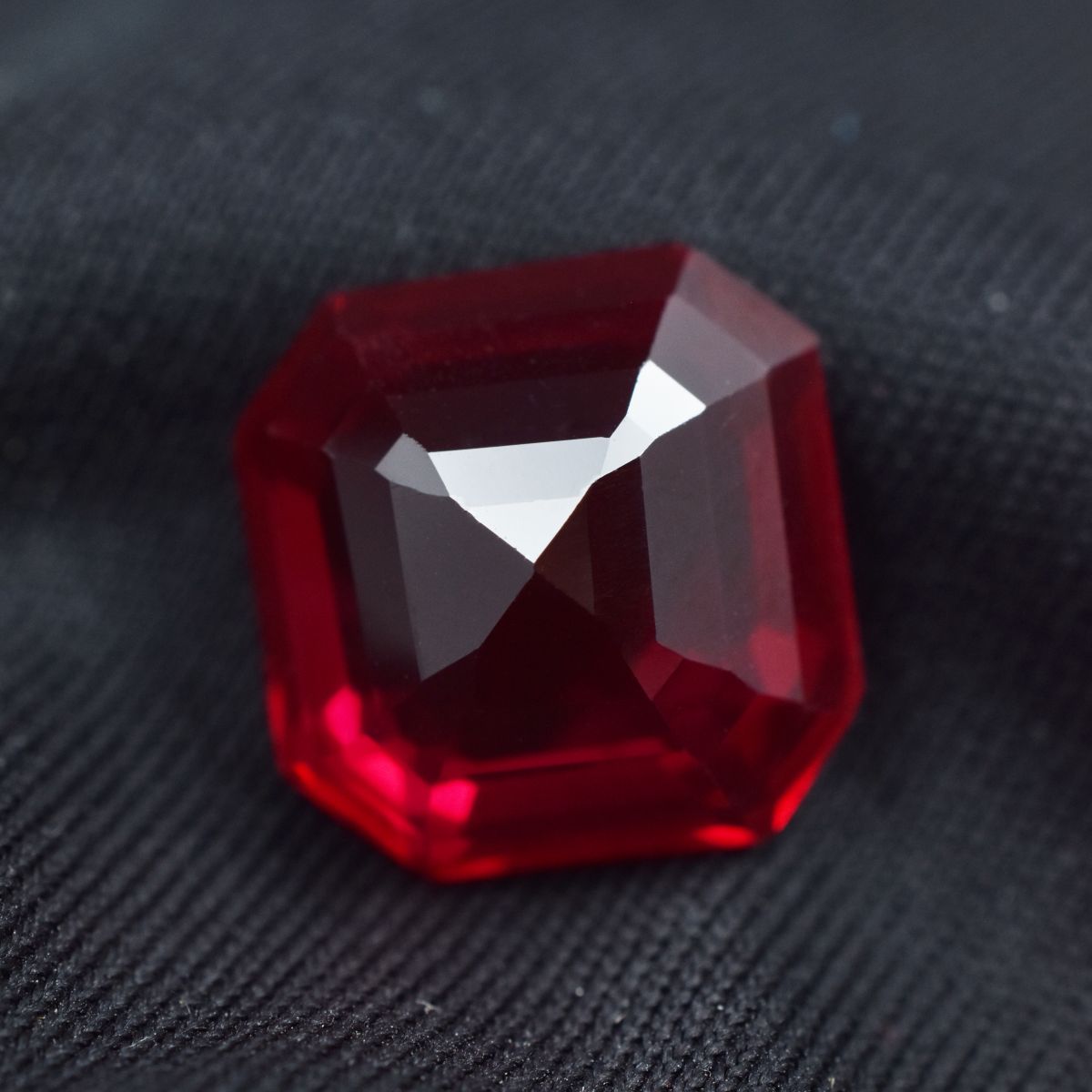 10.80 Ct Impressive Red Ruby Natural Square Cut Loose Gemstone CERTIFIED AAA+