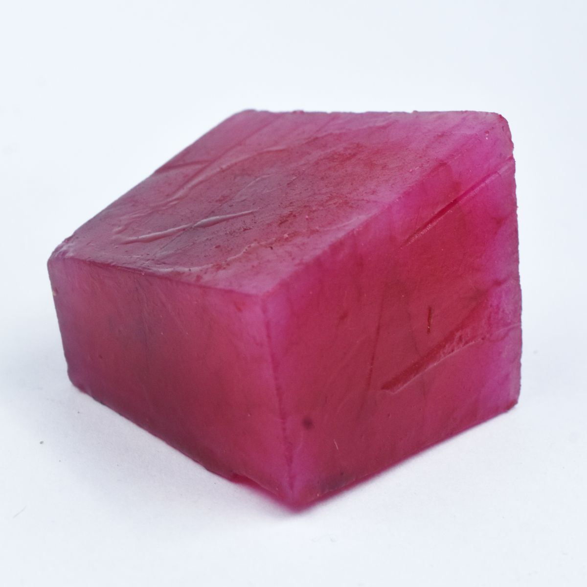 Natural Red Ruby 555 Ct CERTIFIED Uncut Raw Rough Loose Gemstone