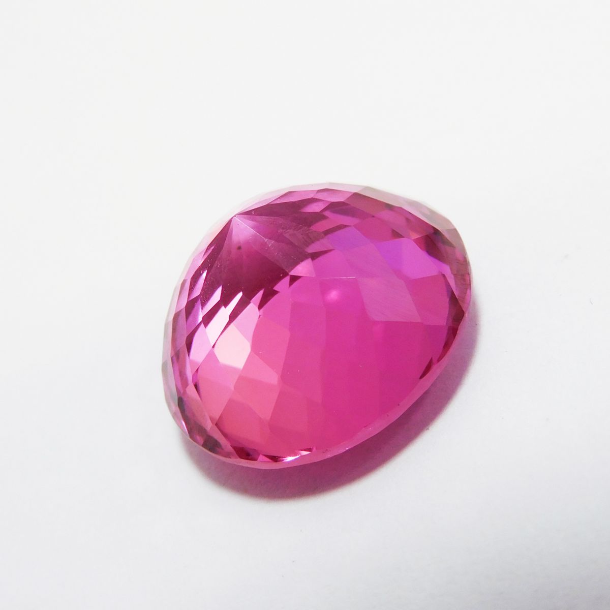 Brilliant CERTIFIED Natural 25.35 Carat Pink Ruby Round Cut Loose Gemstone