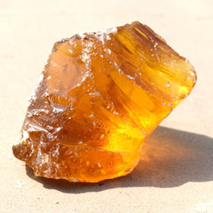 Natural AMBER 380.30 Ct UNCUT Raw ROUGH CERTIFIED Orange Loose Gemstones