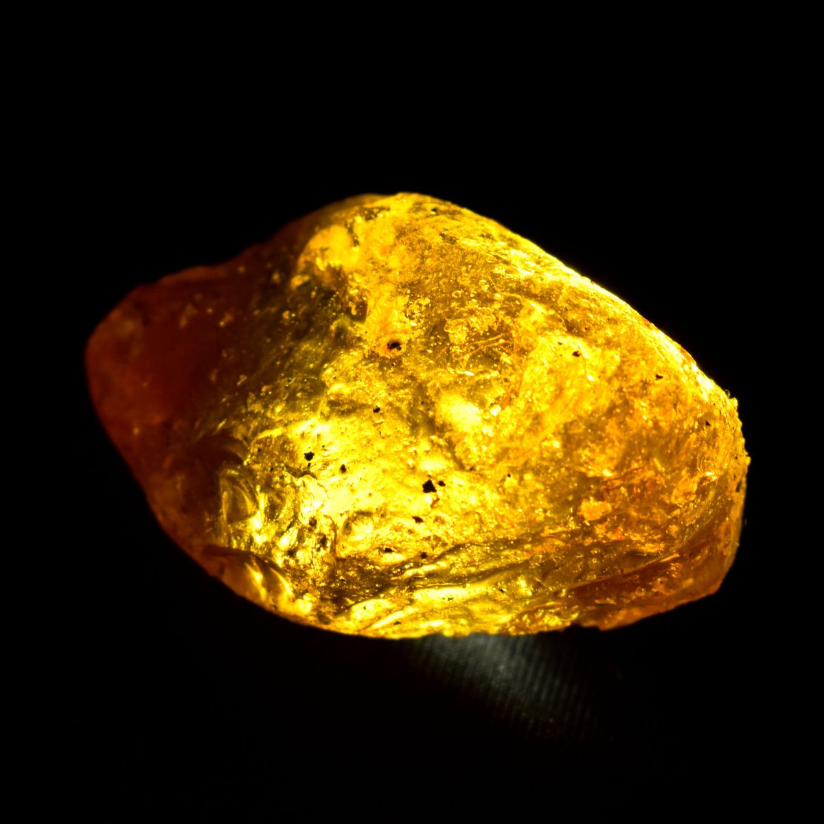 66.45 Ct Amber Gemstone Natural Orange Rough Uncut Raw CERTIFIED Loose Gemstone