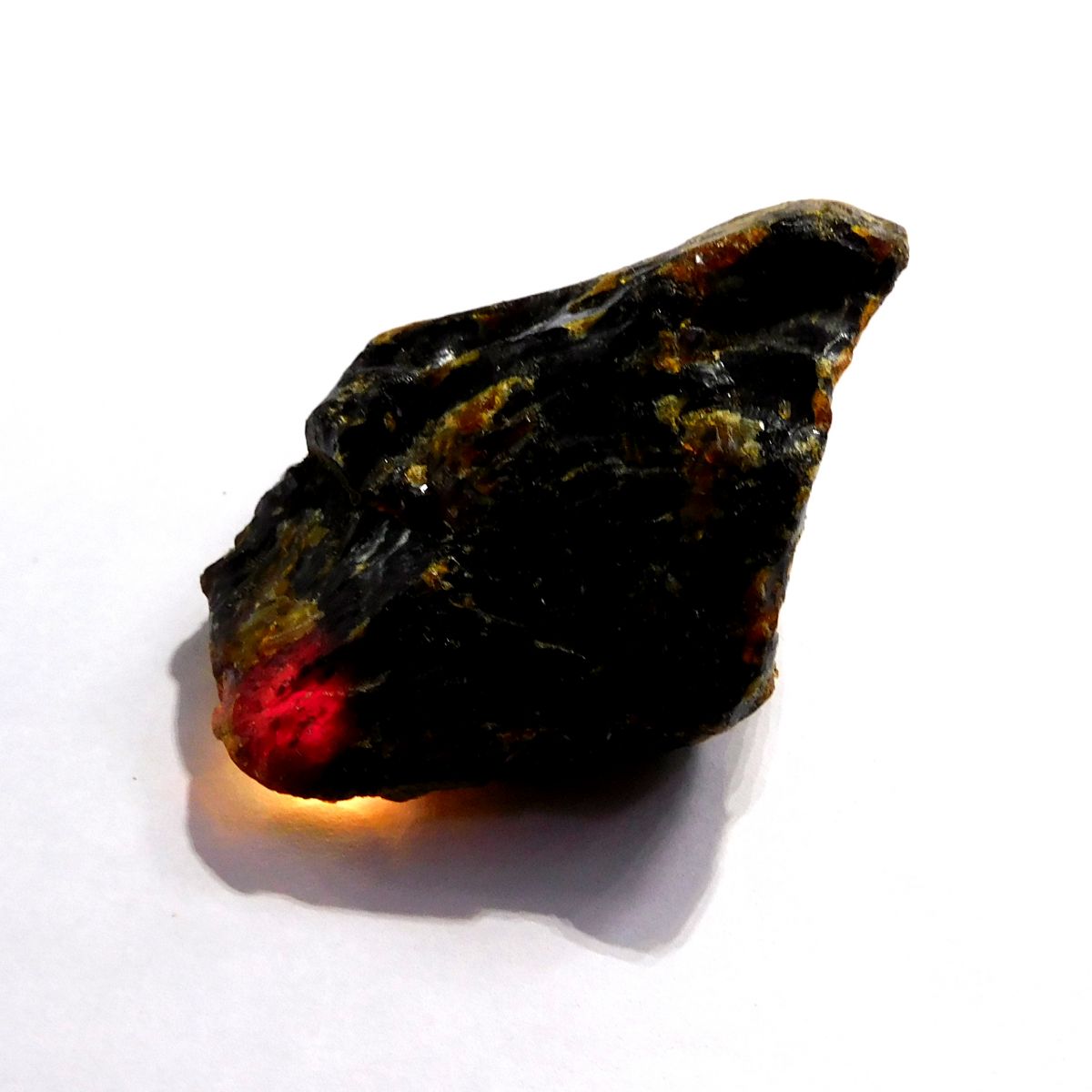 Natural Red Amber UnCut Rough 197.10 Ct Beautiful CERTIFIED Loose Gemstone