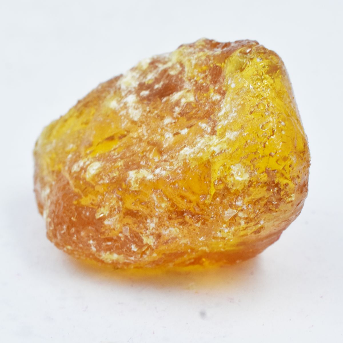 Natural Orange Amber Gemstone Rough 27.00 Ct Uncut CERTIFIED Raw Loose Gemstone
