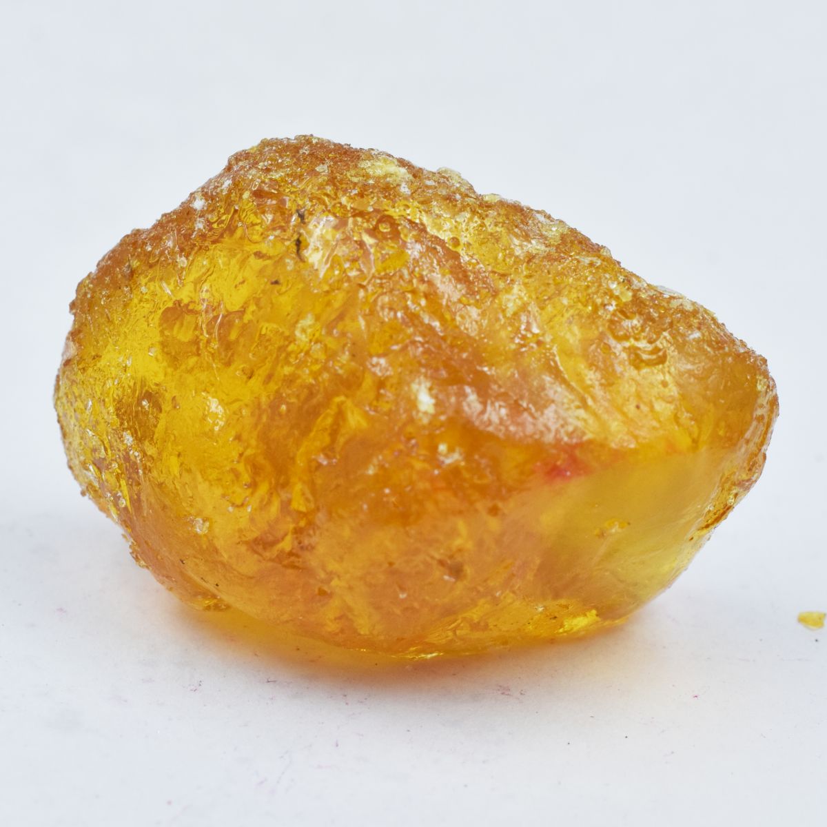 Natural Orange Amber Gemstone Rough 27.00 Ct Uncut CERTIFIED Raw Loose Gemstone