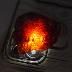 Natural Red Amber Uncut Raw 78.85 Ct CERTIFIED Excellent Quality Loose Gemstone