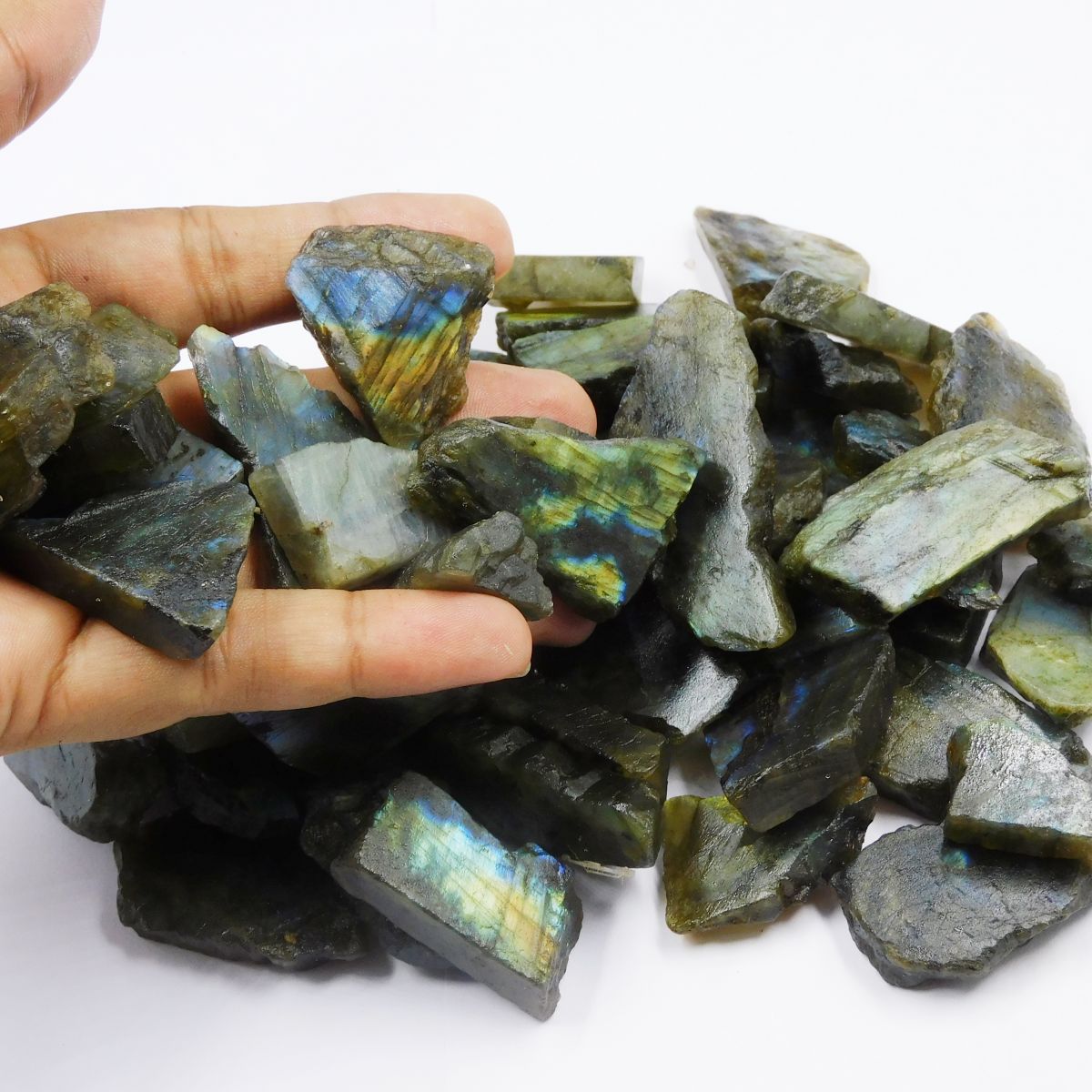 2230.15 Ct Natural Mix Color Fluorite Stone Uncut Rough Lot CERTIFIED Gemstone