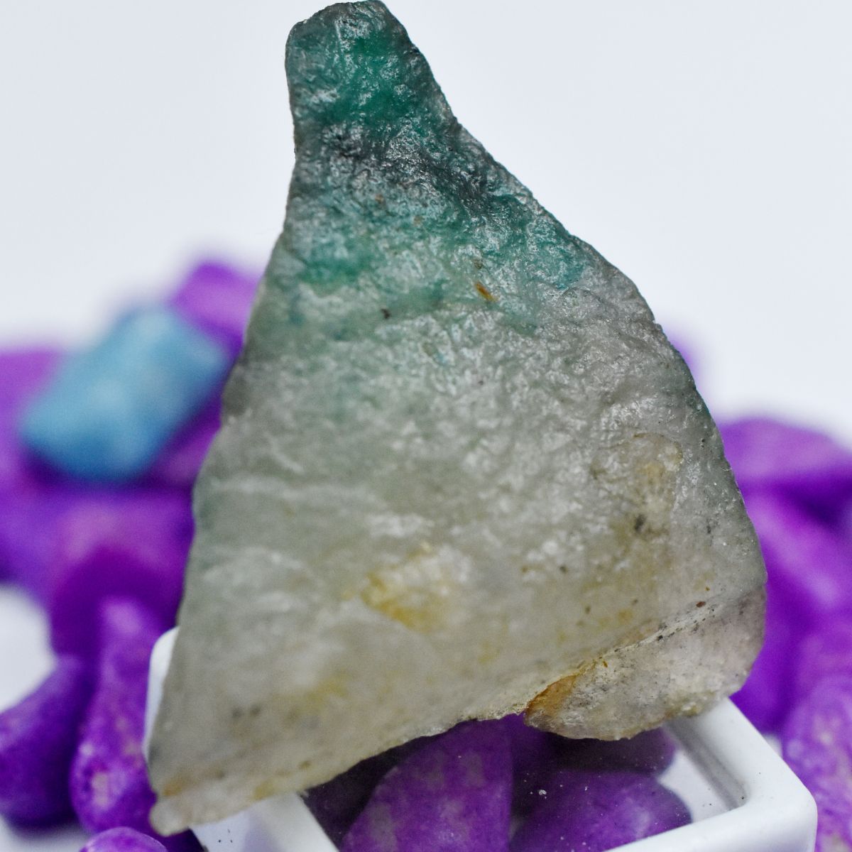 127.90 Ct Uncut Raw Rough Multi Color Fluorite Natural CERTIFIED Loose Gemstone