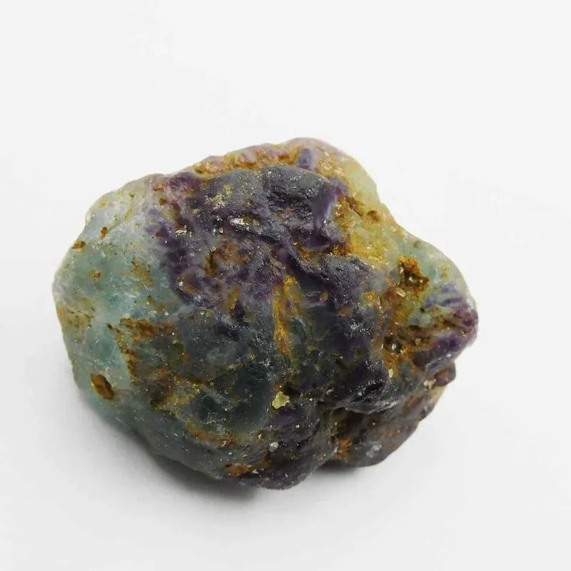 rough multi color fluorite 282.95 natural raw crystal stone