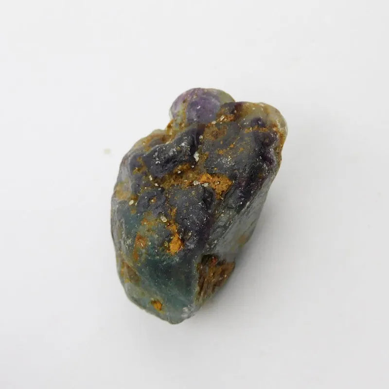 rough multi color fluorite 282.95 collector mineral specimen