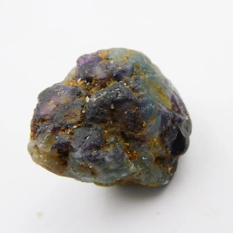 rough multi color fluorite 282.95 raw gemstone close up