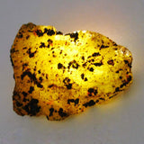 75 Ct Huge Rough Earth Mined Natural Yellow Sapphire CERTIFIED Loose Gemstone