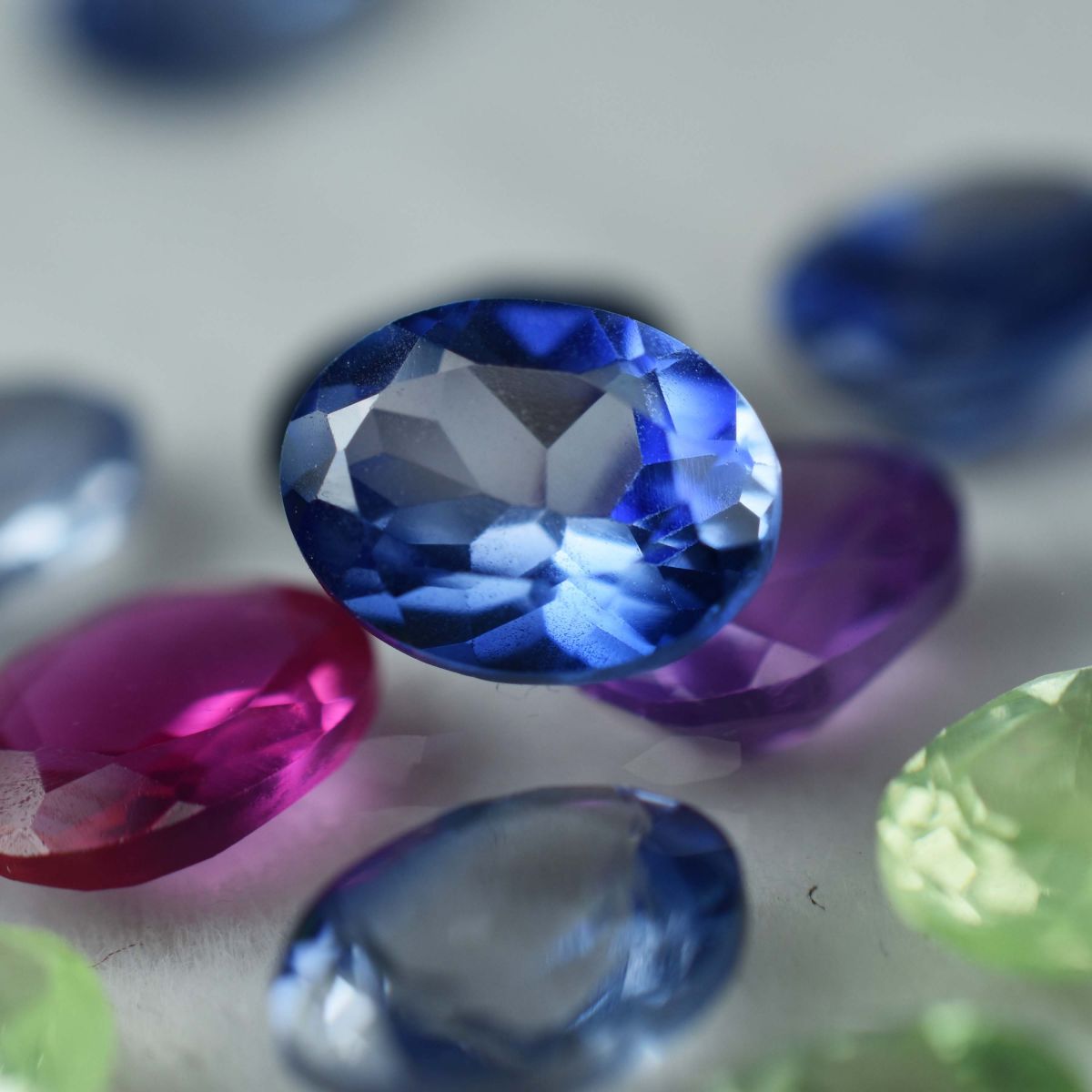 7x5 mm 8 Pcs Natural Sapphire Untreated Oval Cut Loose Gemstone Lot CERTIFIED