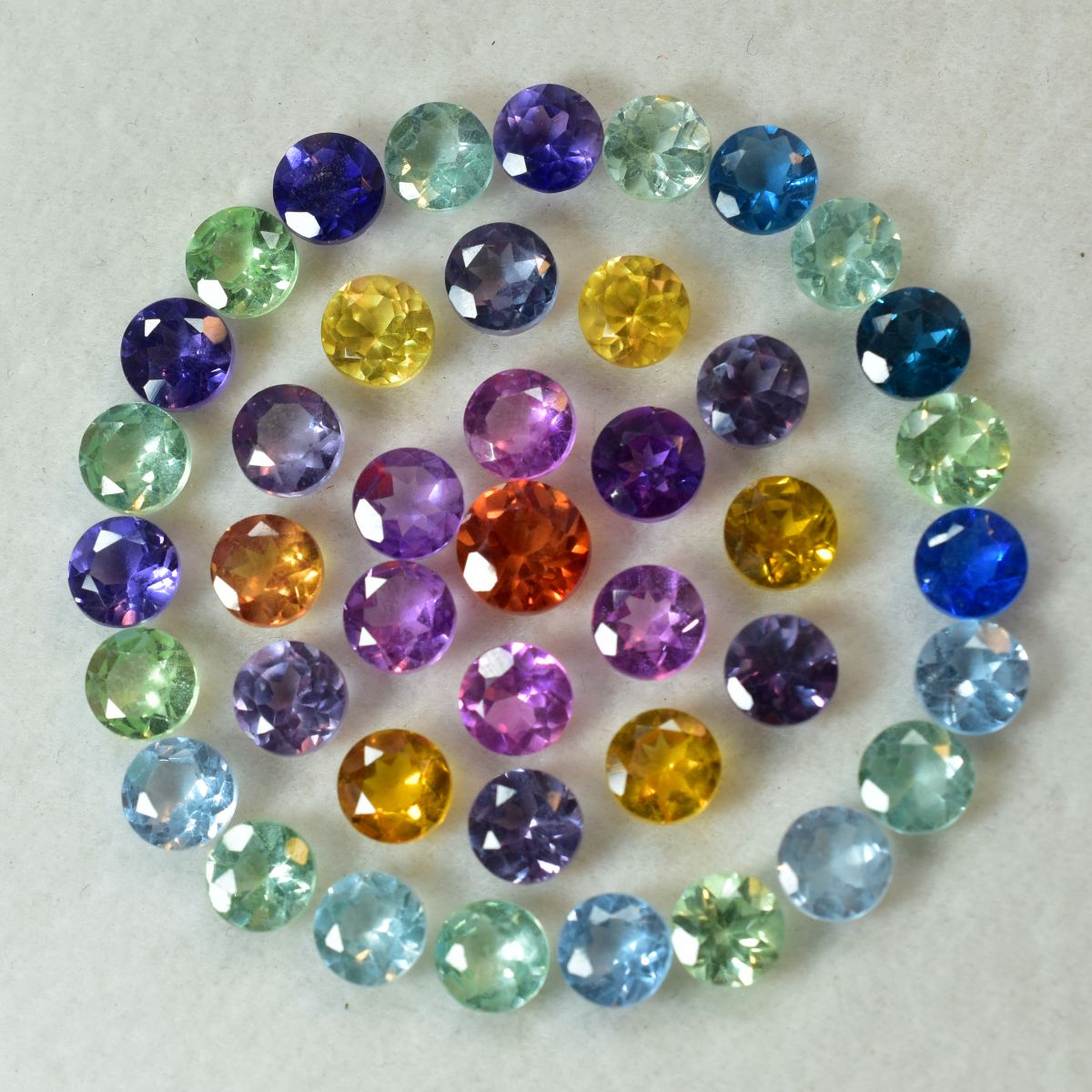Natural Untreated Sapphire 6x6 mm 8 Pcs Round Cut Loose Gemstone Lot CERTIFIED