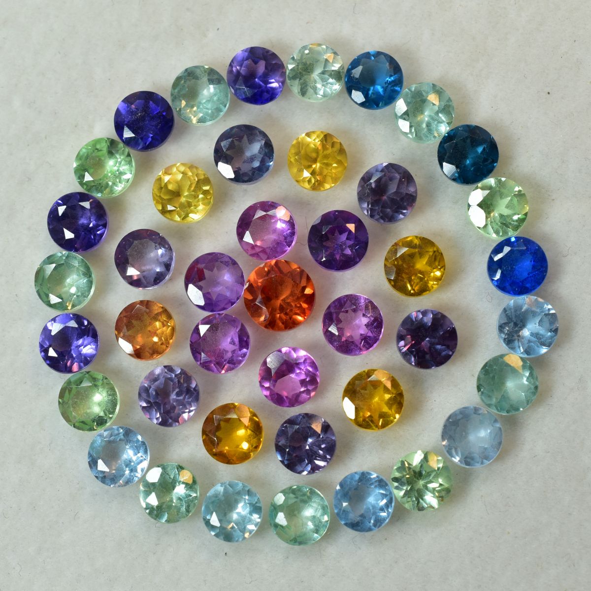Natural Untreated Sapphire 6x6 mm 8 Pcs Round Cut Loose Gemstone Lot CERTIFIED