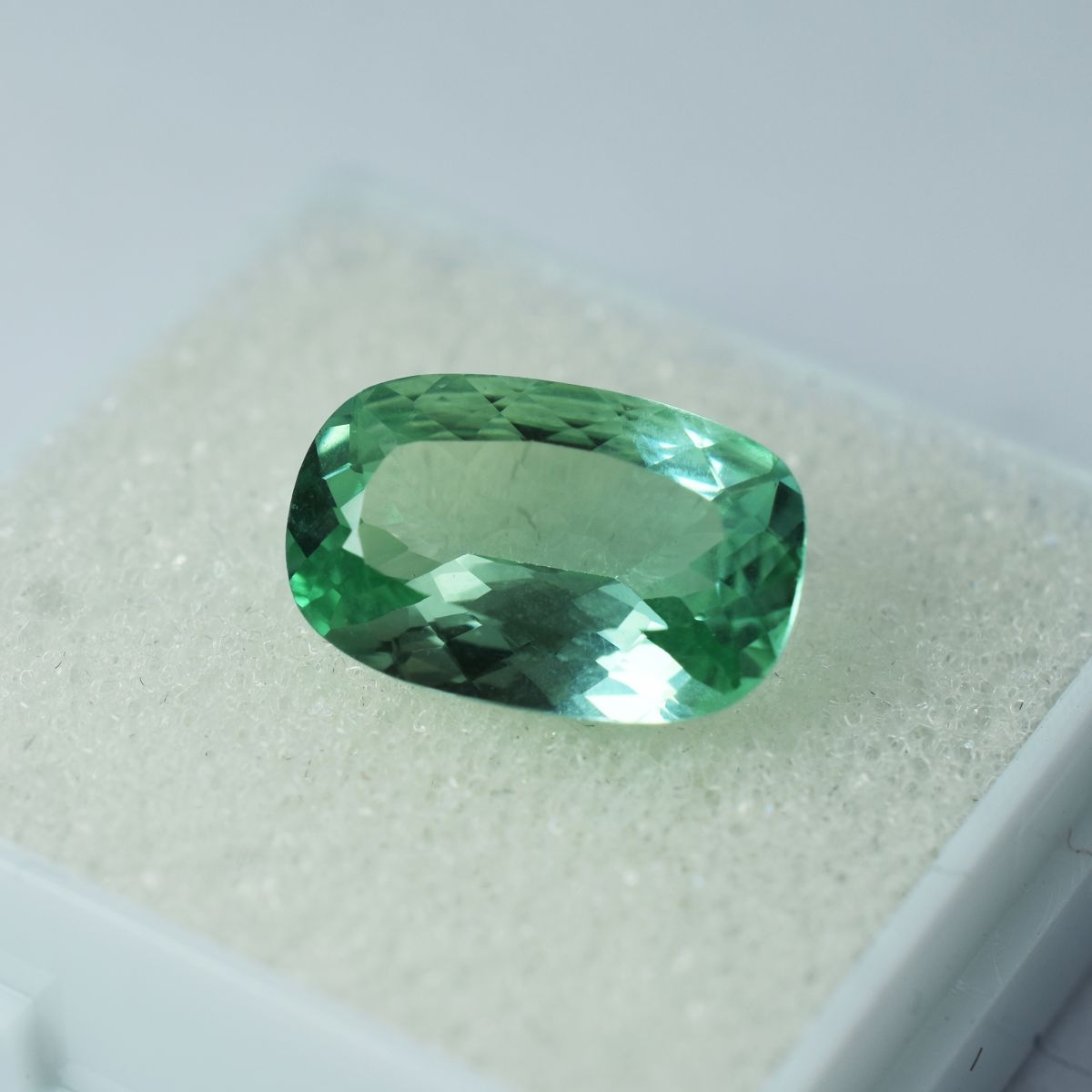 11.05 Ct CERTIFIED Natural Cushion Bluish Green Loose Gemstone Montana Sapphire