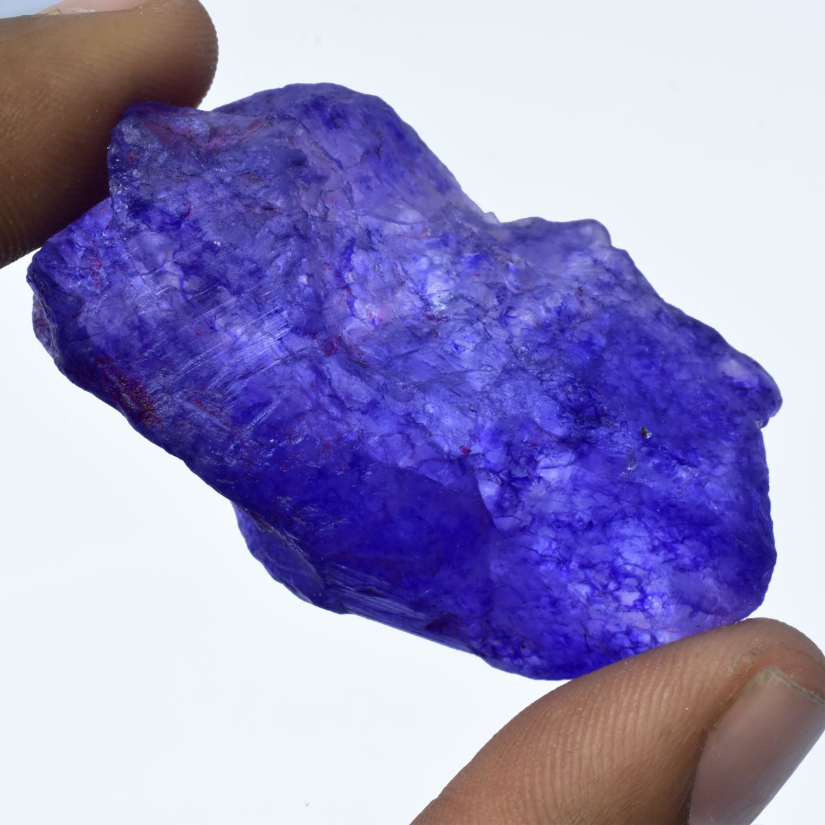 Natural Blue Sapphire 200 Carat Dyed Huge Size Uncut Rough Gemstone CERTIFIED