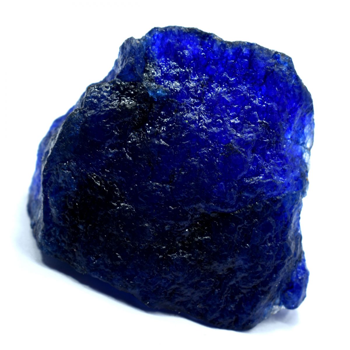 Natural Dyed Rough 228.70 Ct CERTIFIED Blue Sapphire Uncut Rough Loose Gemstone