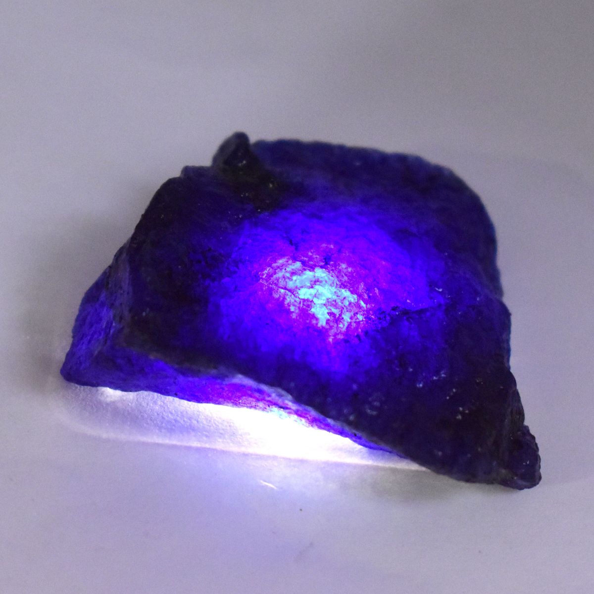 Natural Dyed Rough 228.70 Ct CERTIFIED Blue Sapphire Uncut Rough Loose Gemstone