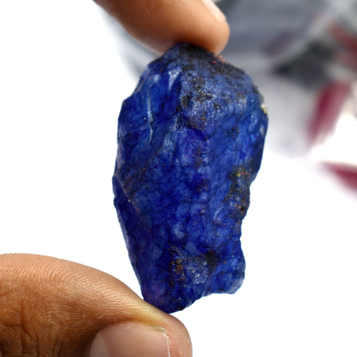 112.55 Ct Natural Blue Sapphire Uncut Huge Size Rough Loose Gemstone CERTIFIED