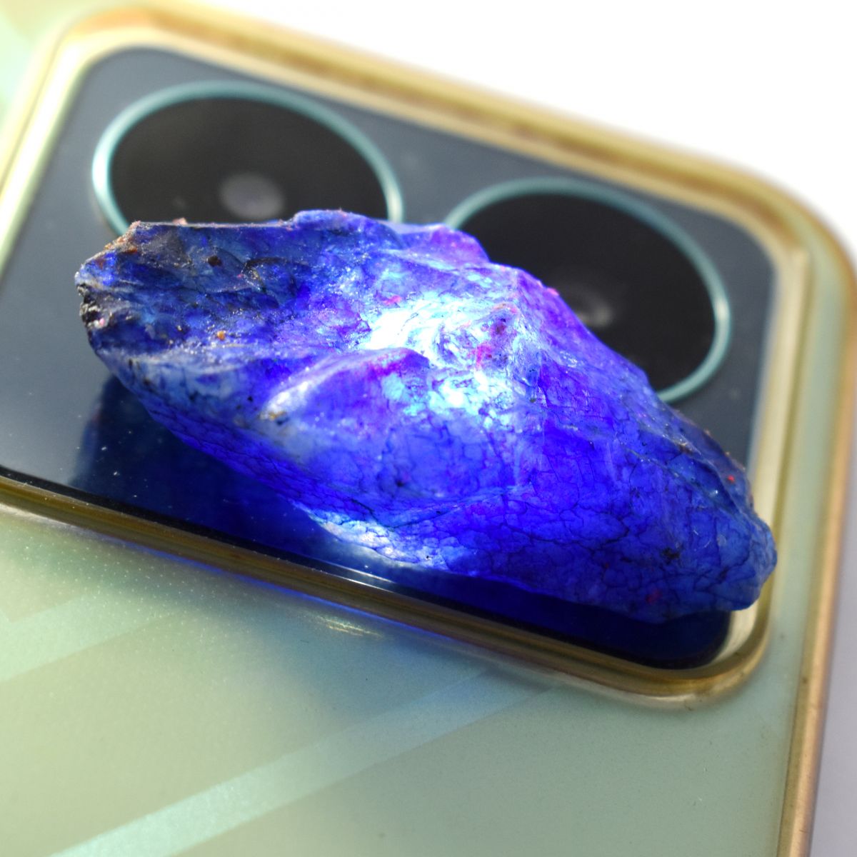 Huge Size Blue Rough 62.55 Ct Natural Sapphire Uncut CERTIFIED Loose Gemstone