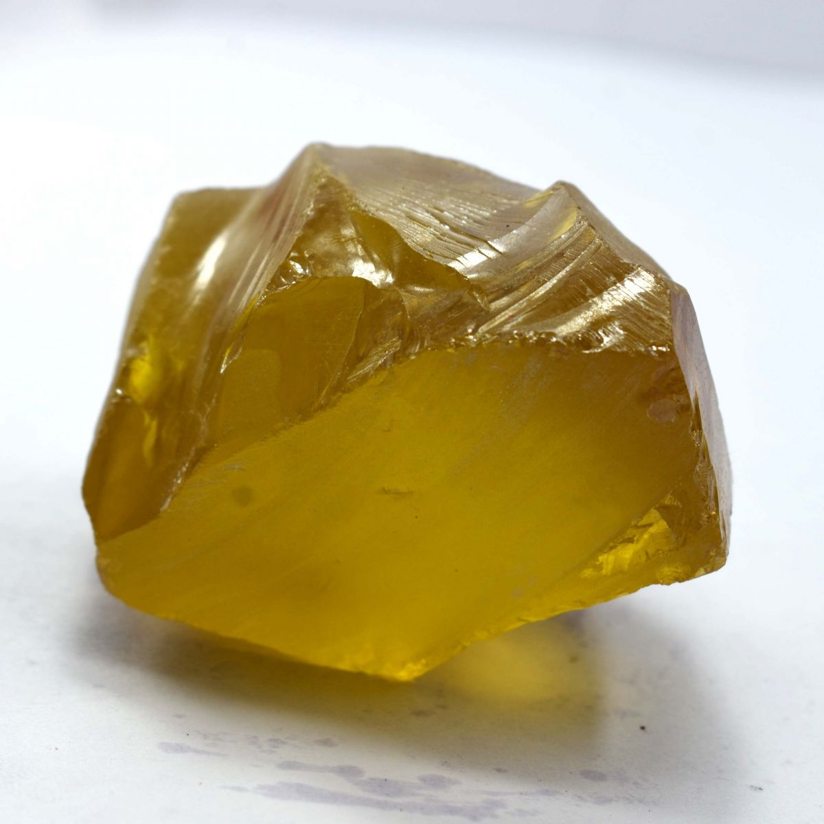 310.65 Ct NATURAL Sapphire ROUGH Huge Size CERTIFIED Yellow Loose Gemstone