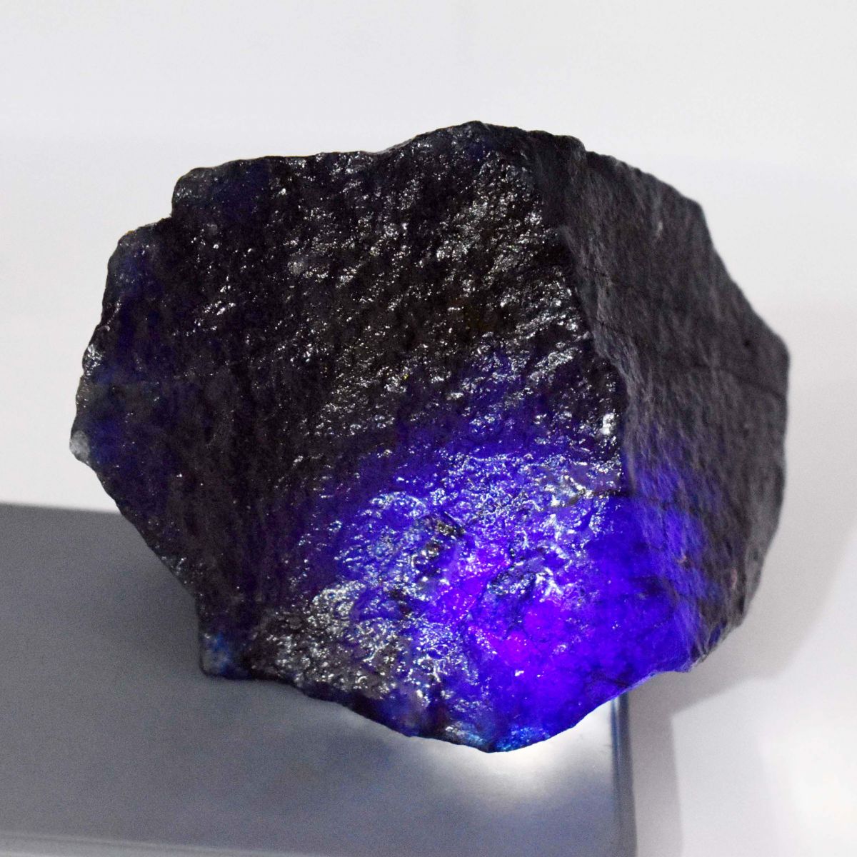 2000.00 Ct Natural Sapphire Blue Rough Uncut Huge Size CERTIFIED Loose Gemstone