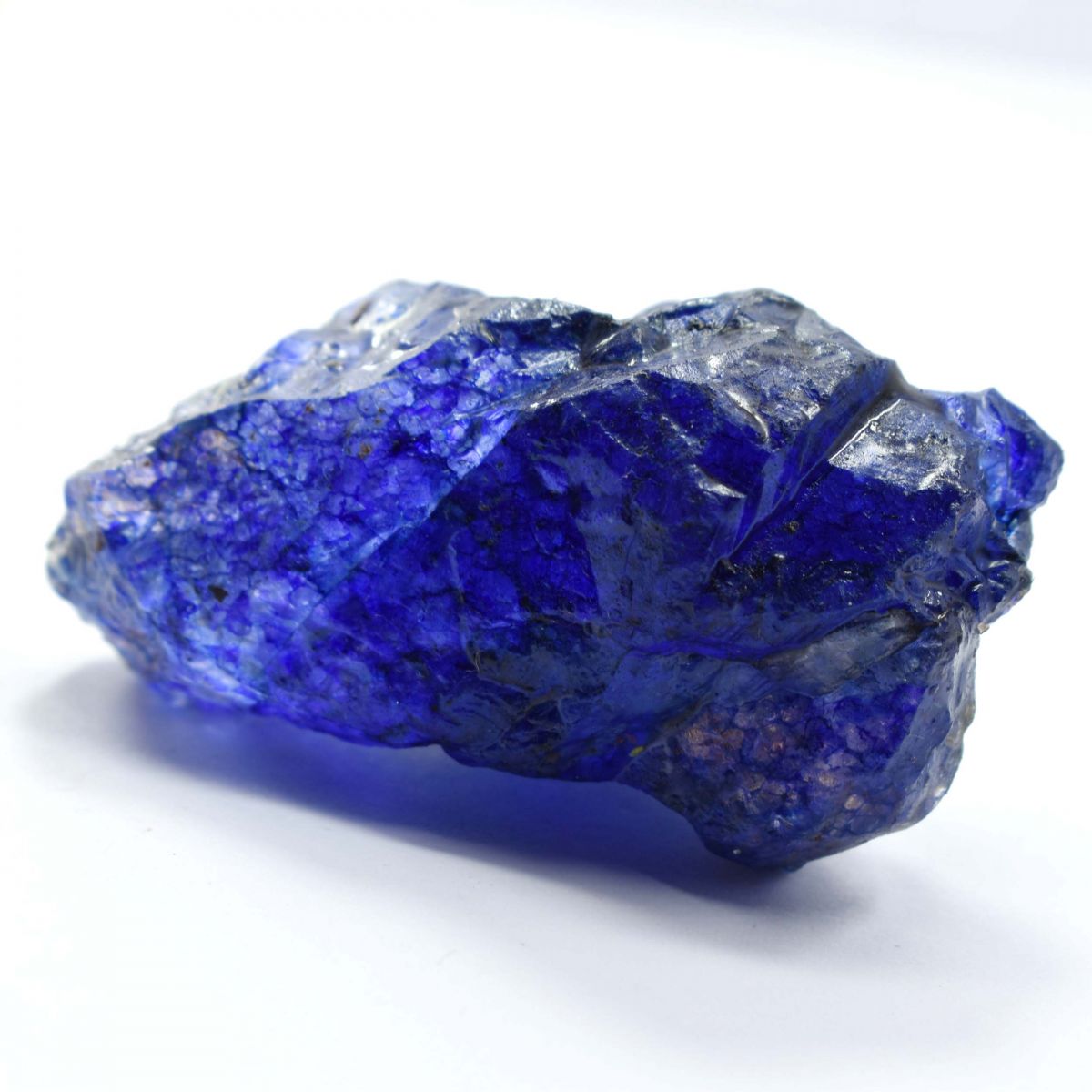 Natural Sapphire Blue Rough Uncut Huge Size 382.50 Ct CERTIFIED Loose Gemstone