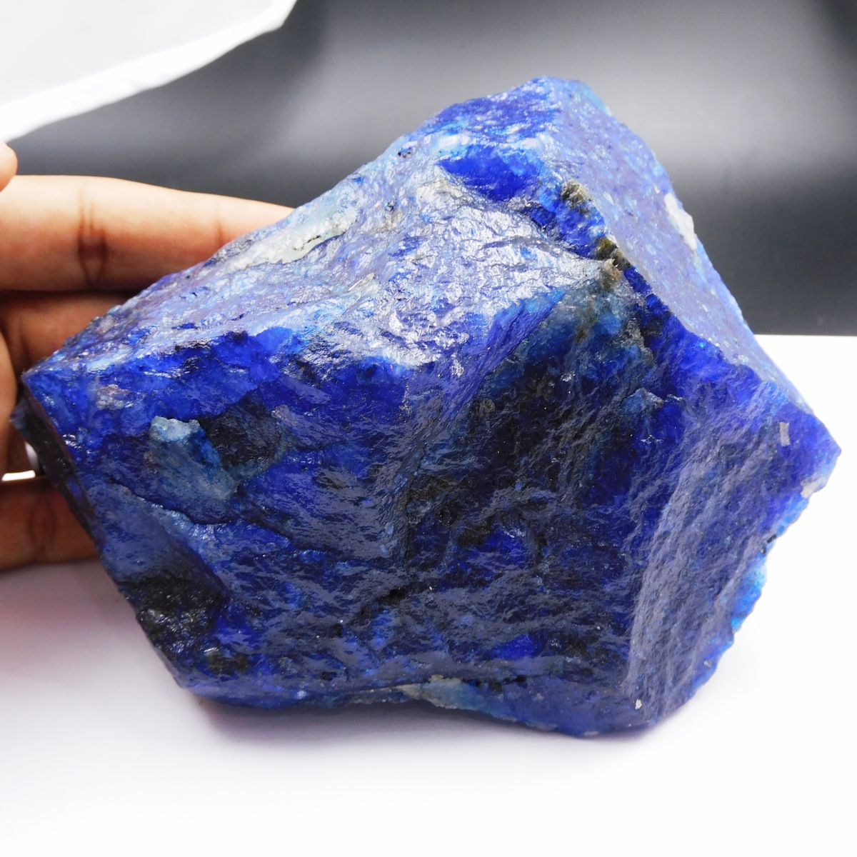 4776.40 Ct Natural CERTIFIED Loose Gemstone Blue Sapphire Uncut Raw Rough