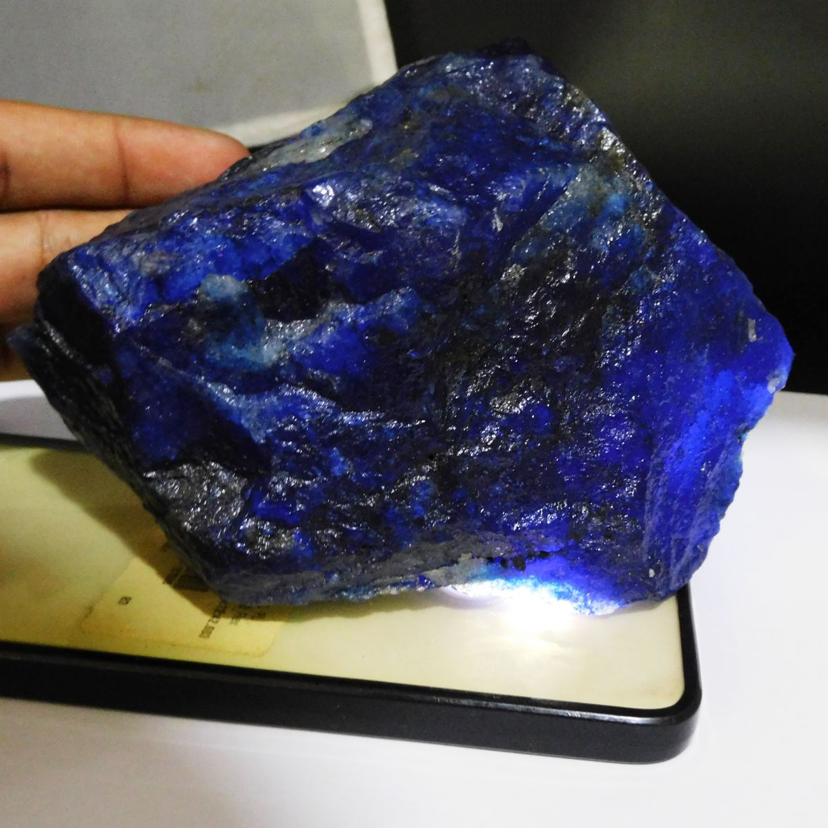 4776.40 Ct Natural CERTIFIED Loose Gemstone Blue Sapphire Uncut Raw Rough