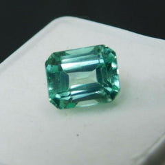 CERTIFIED Natural Loose Gemstone Earring Size Emerald Cut Montana Sapphire 3 Ct