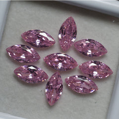 Pink Sapphire Color Marquise Cut 15 Pcs Natural CERTIFIED Loose Gemstone 7x5 mm