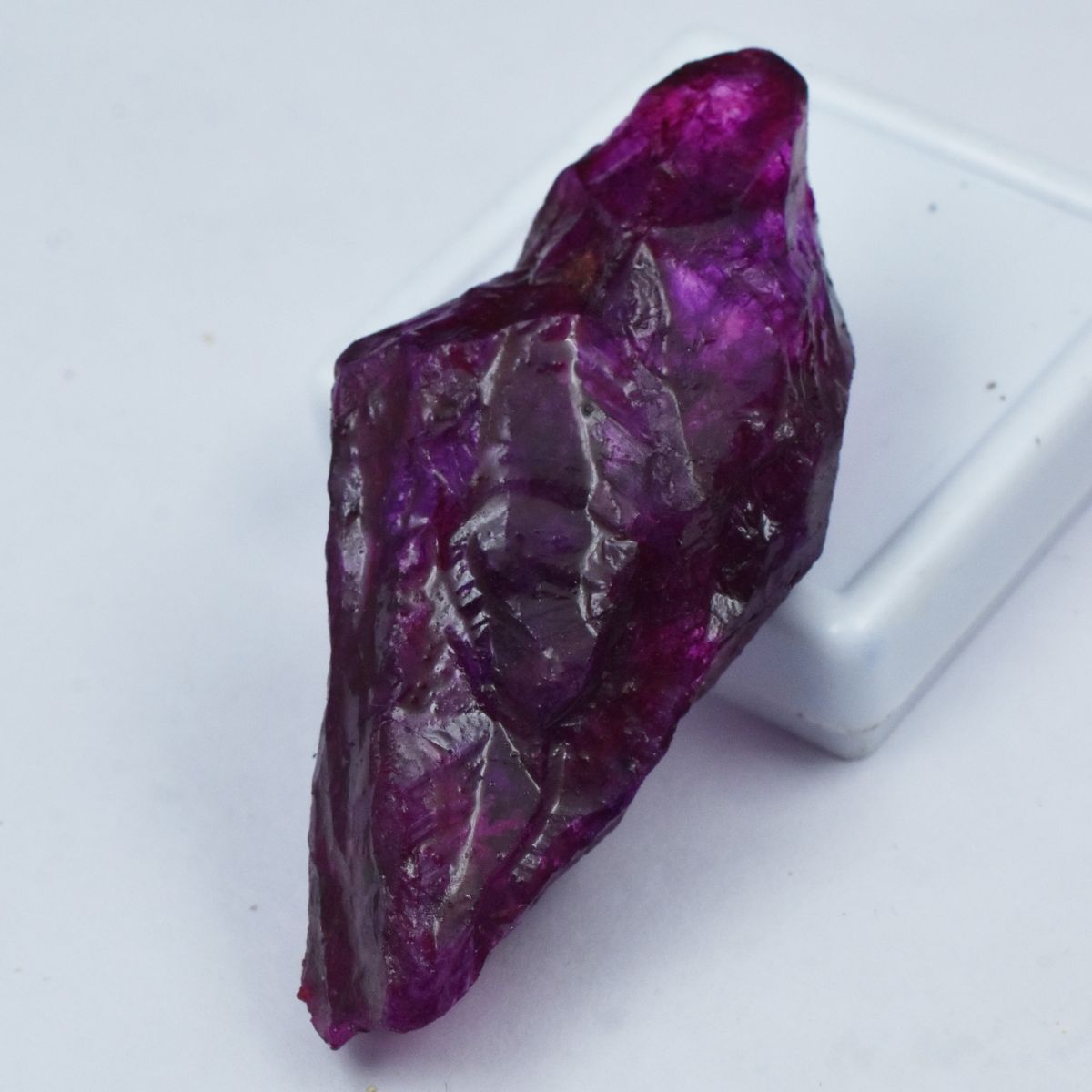 138.65 Ct Purple Sapphire Uncut Rough Raw Natural Loose Gemstone CERTIFIED