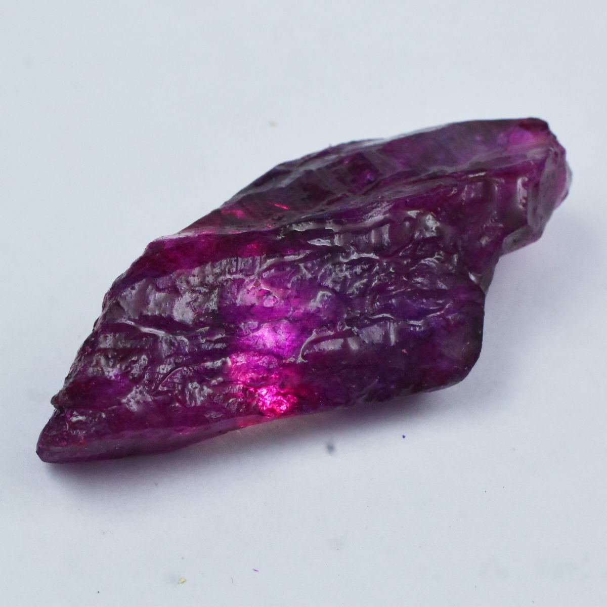 138.65 Ct Purple Sapphire Uncut Rough Raw Natural Loose Gemstone CERTIFIED