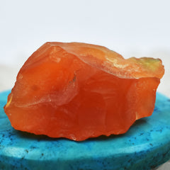 24.00 Ct CERTIFIED Natural Orange Sapphire Uncut Raw Rough Loose Gemstone