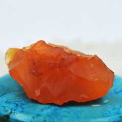 24.00 Ct CERTIFIED Natural Orange Sapphire Uncut Raw Rough Loose Gemstone