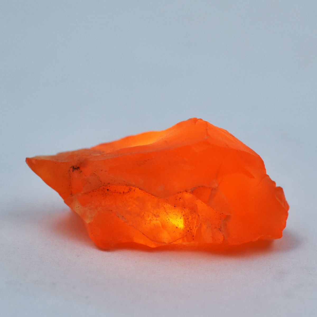 24.00 Ct CERTIFIED Natural Orange Sapphire Uncut Raw Rough Loose Gemstone