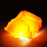 CERTIFIED 11.40 Ct Natural Orange Sapphire Uncut Raw Rough Loose Gemstone