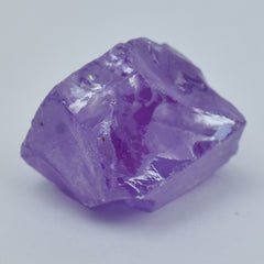 Uncut Raw Natural Purple 320 Ct Rough Sapphire CERTIFIED Loose Gemstone