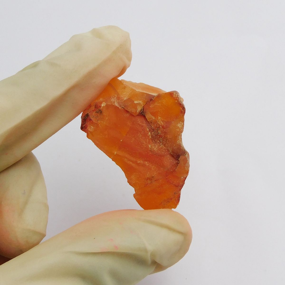 Orange Sapphire 91.6 Ct Earth Mined Natural Uncut Rough Loose Gemstone CERTIFIED