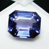 CERTIFIED 10 Ct Natural Color Change Sapphire Loose Gemstone Emerald Cut